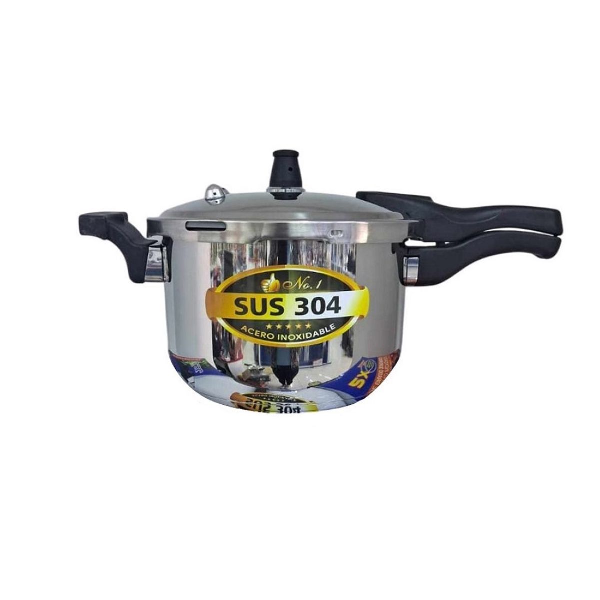 GENERICO - Olla a Presión ROSMANIA 3 Litros Acero Inoxidable RS-P003L