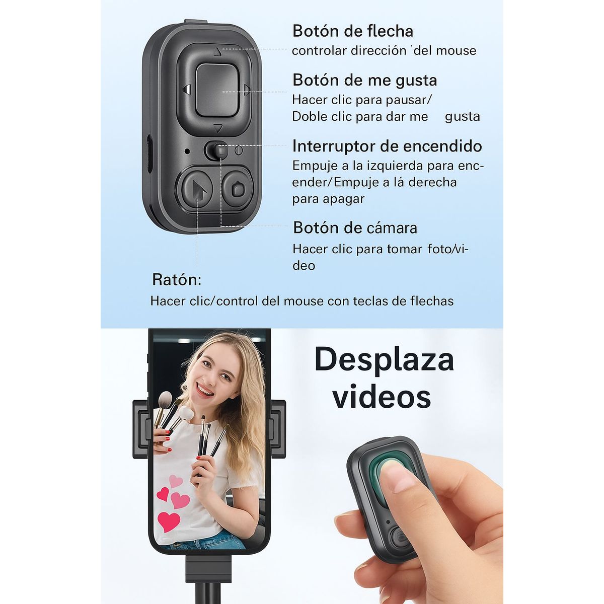 GENERICO - TRIPODE PARA CELULAR CON SEGUIMIENTO FACIAL