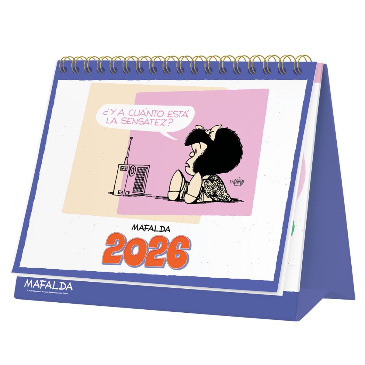 DGNOTTAS - Agenda Calendario Mafalda 2026 Escritorio