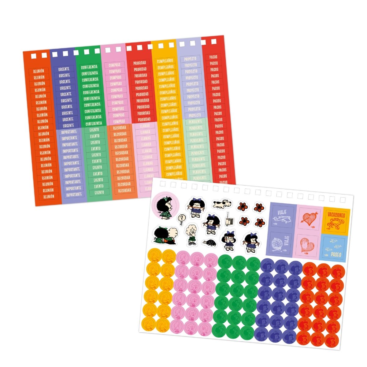 DGNOTTAS - Agenda Calendario Mafalda 2026 Escritorio