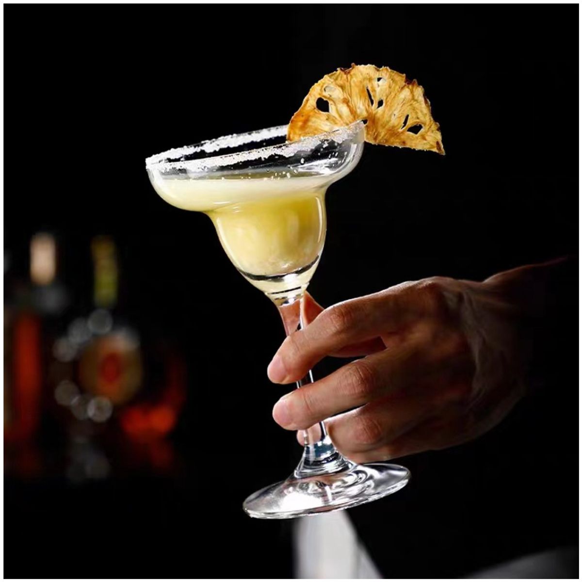 INSPIRA MARKET - Set x6 Copas de Coctel Margarita Daiquiri de Vidrio