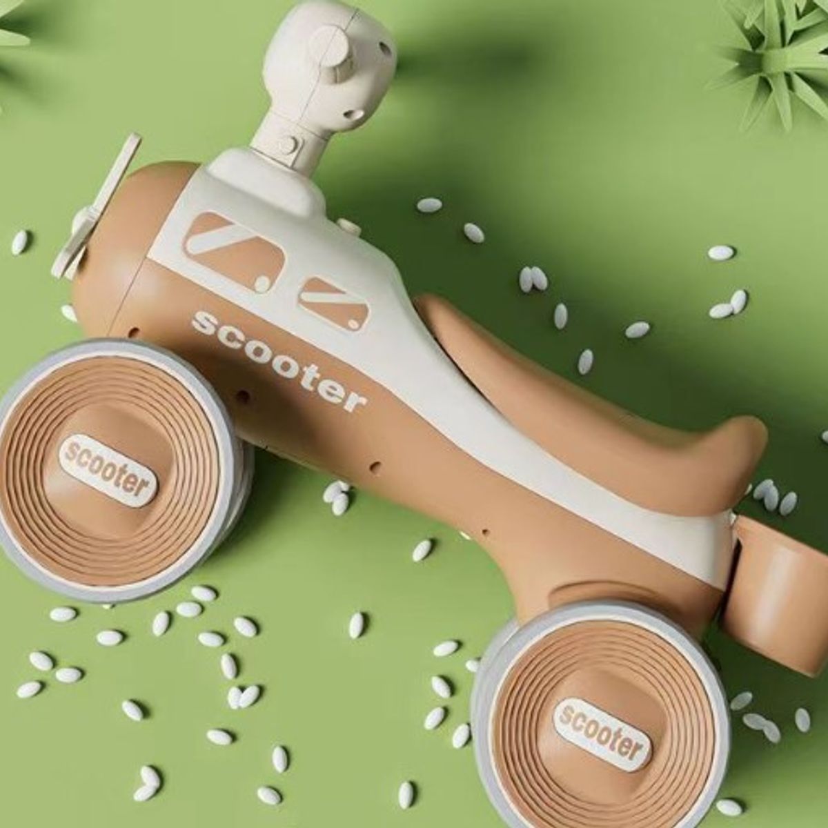 GENERICO - Scooter De Equilibrio Para Niños Coche Sin Pedales - Marrón