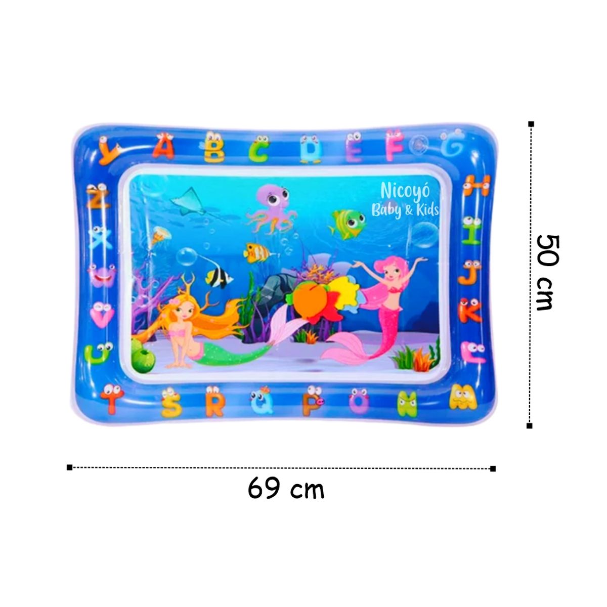 BABY - Colchoneta de Agua Sensorial Inflable para Bebés SIRENAS R