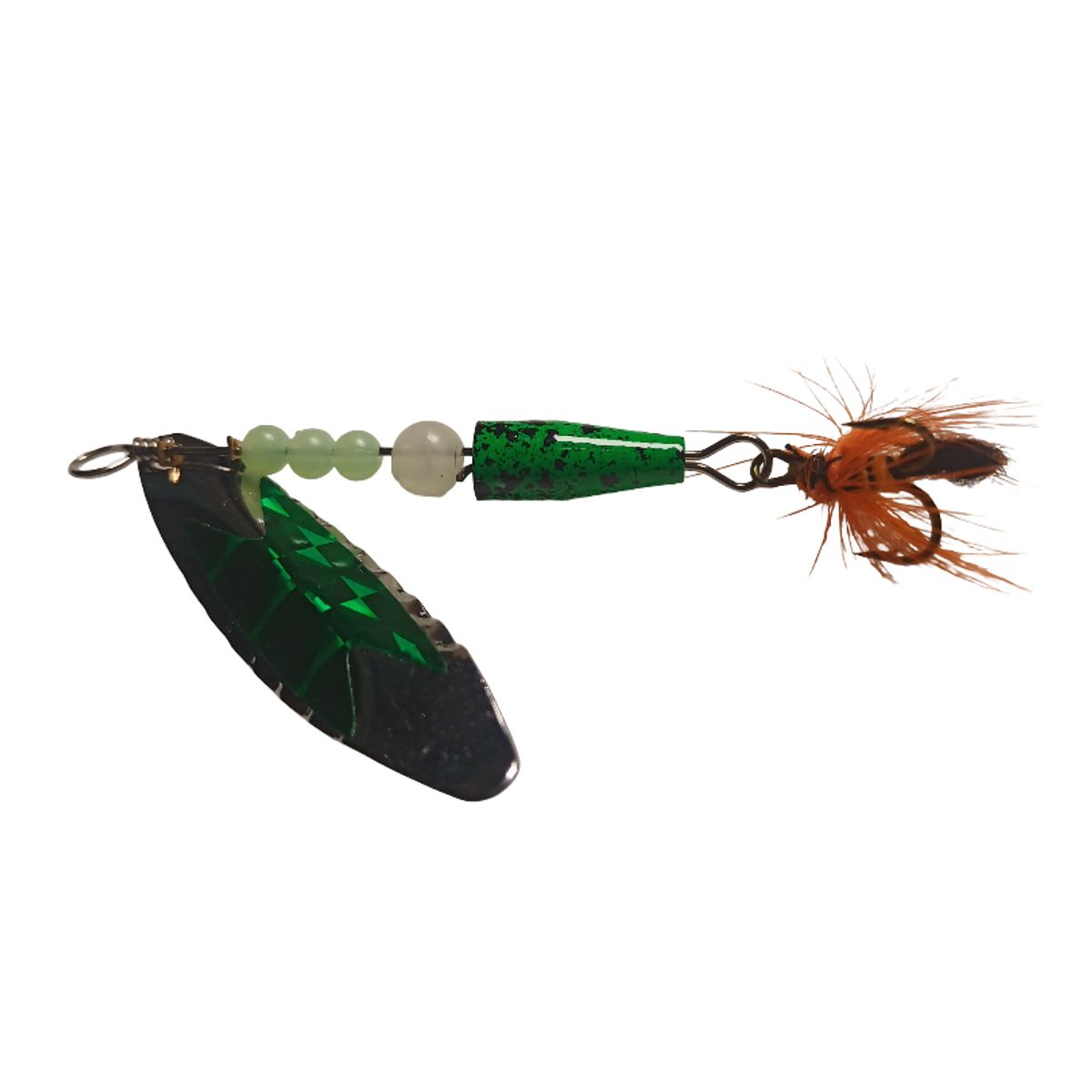 GENERICO - SEÑUELO SPINNER 1 GANCHO CON PLUMA