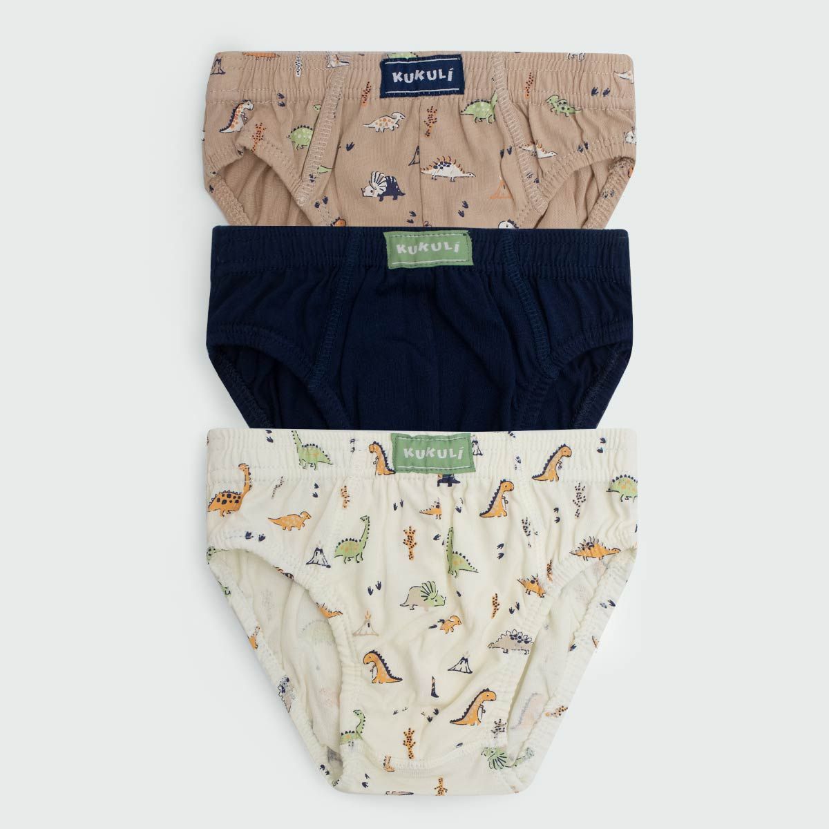 KUKULI - SET X3 TRUZAS DE NIÑO DINO M1180