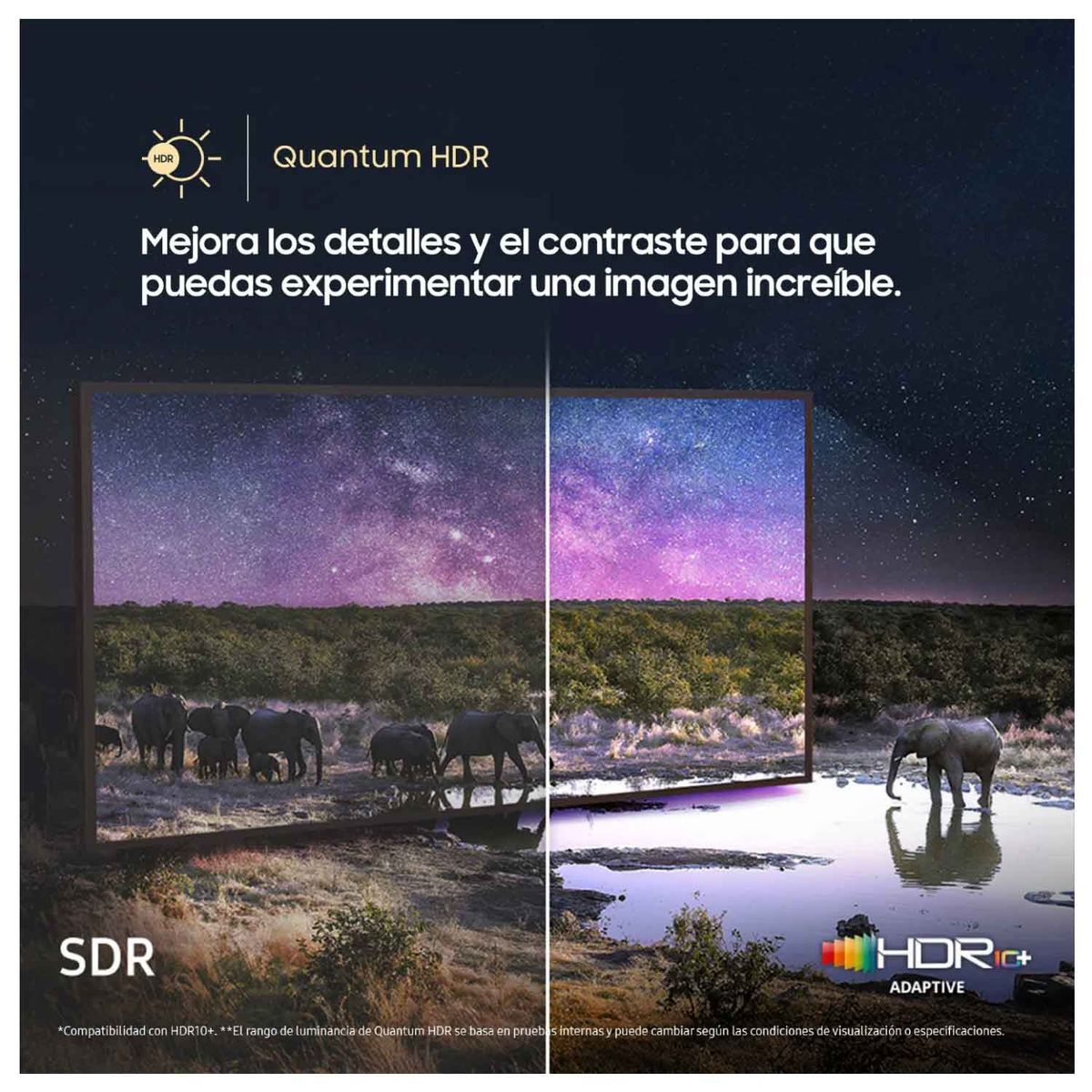 SAMSUNG - Televisor Samsung QLED 65" Visión AI Smart TV QN65Q7FAAGXPE - Nuevo 2025 + Rack Movible