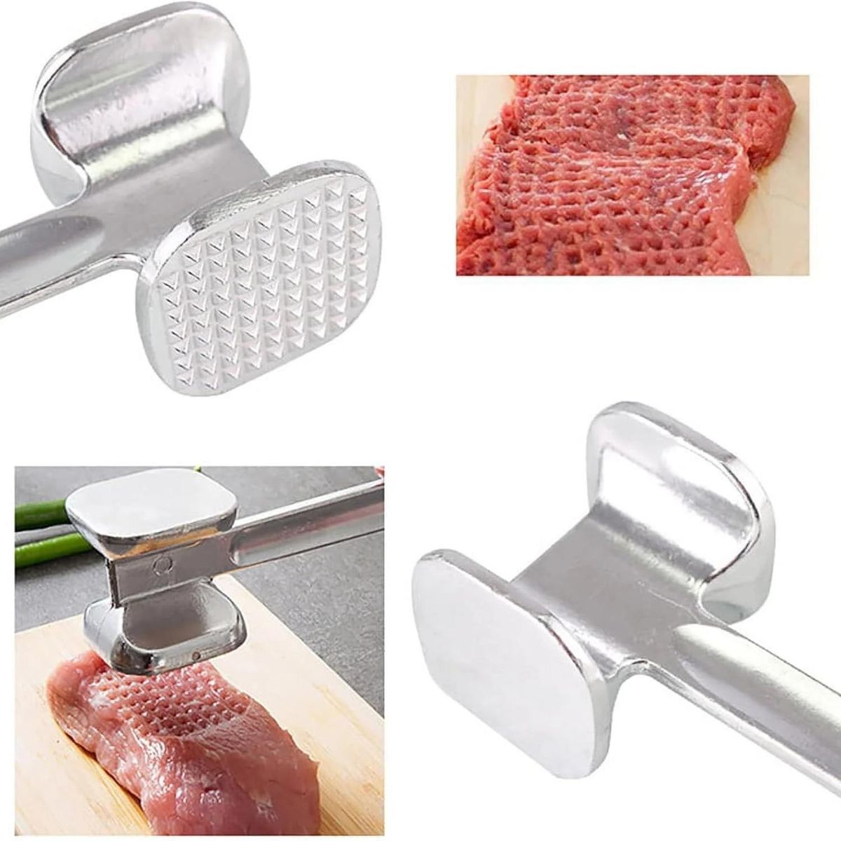 ICHIMATSU - Martillo Aplanador De Carne Doble Cara Aluminio - Ichimatsu