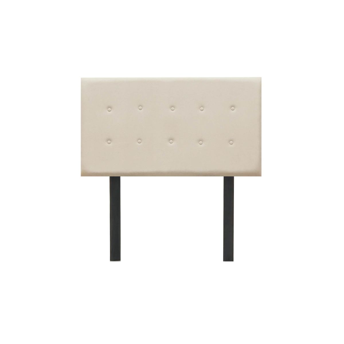 GENERICO - Cama tapizada Petal Pcromadas - 15plz Beige claro