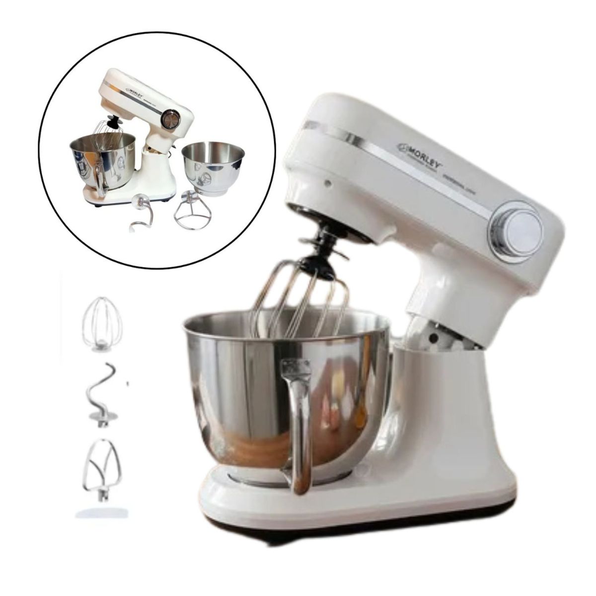 MORLEY - Batidora Planetaria de 3000W Morley Blanco