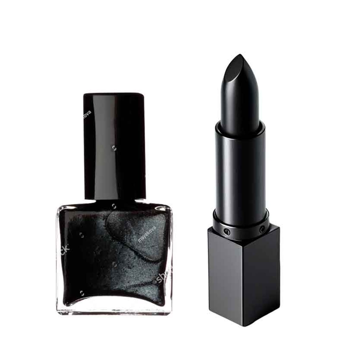 GENERICO - Pack maquillaje Halloween Labial más esmalte