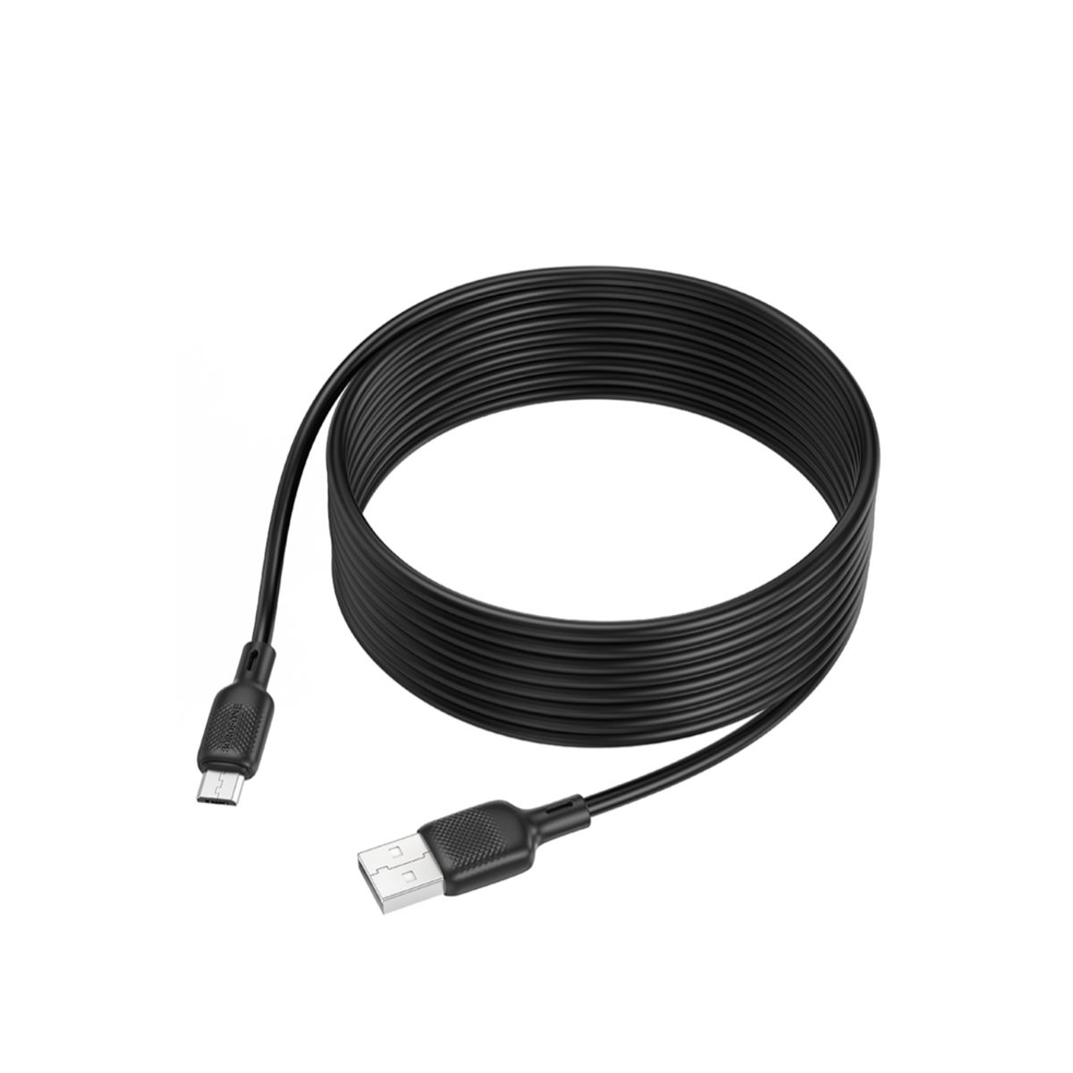 OEM - Cable USB-C a Micro USB V8 de Silicona 3 Metros Transferencia de Datos y Carga