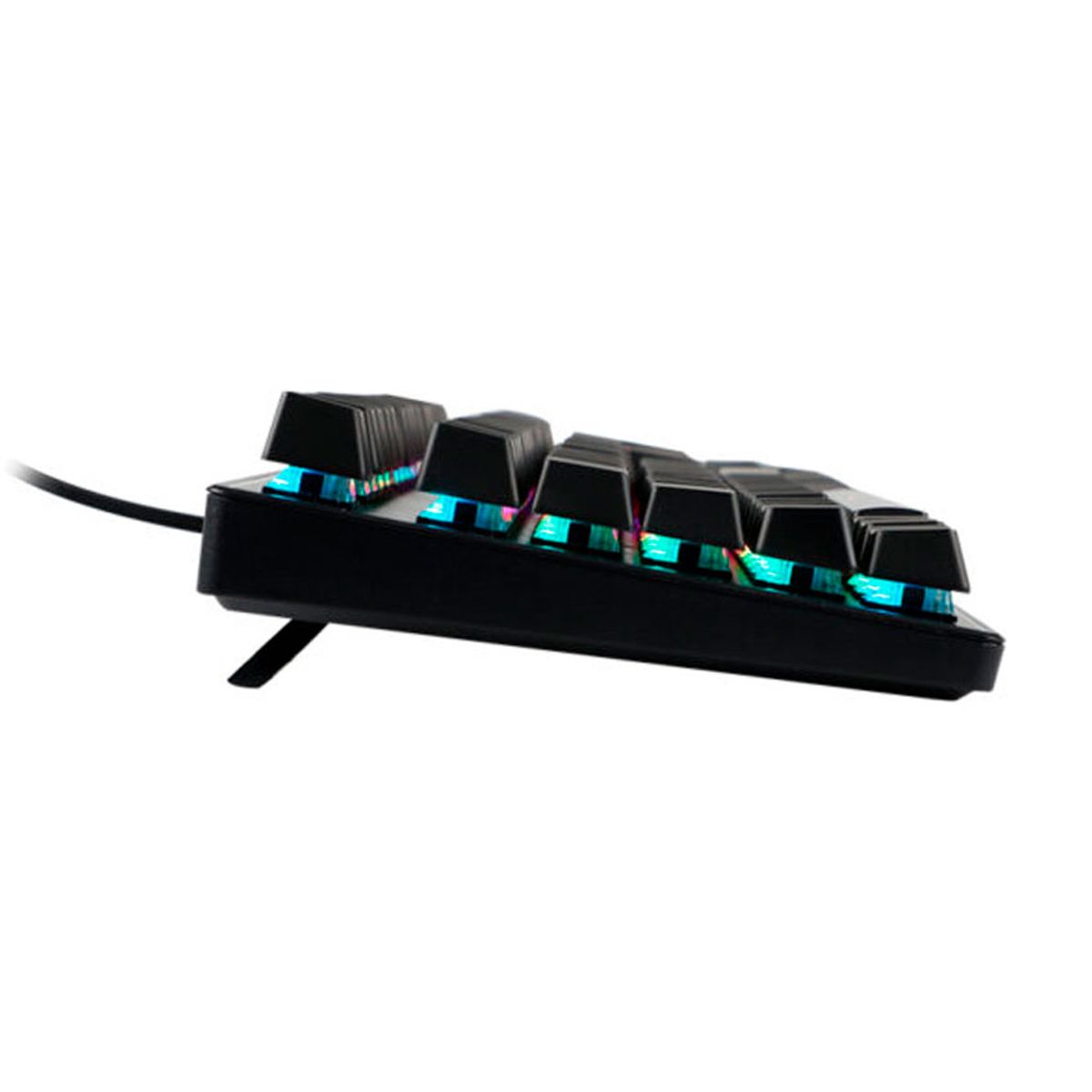 TEROS - TECLADO MECANICO TEROS TE-4152N RGB  USB  BLACK