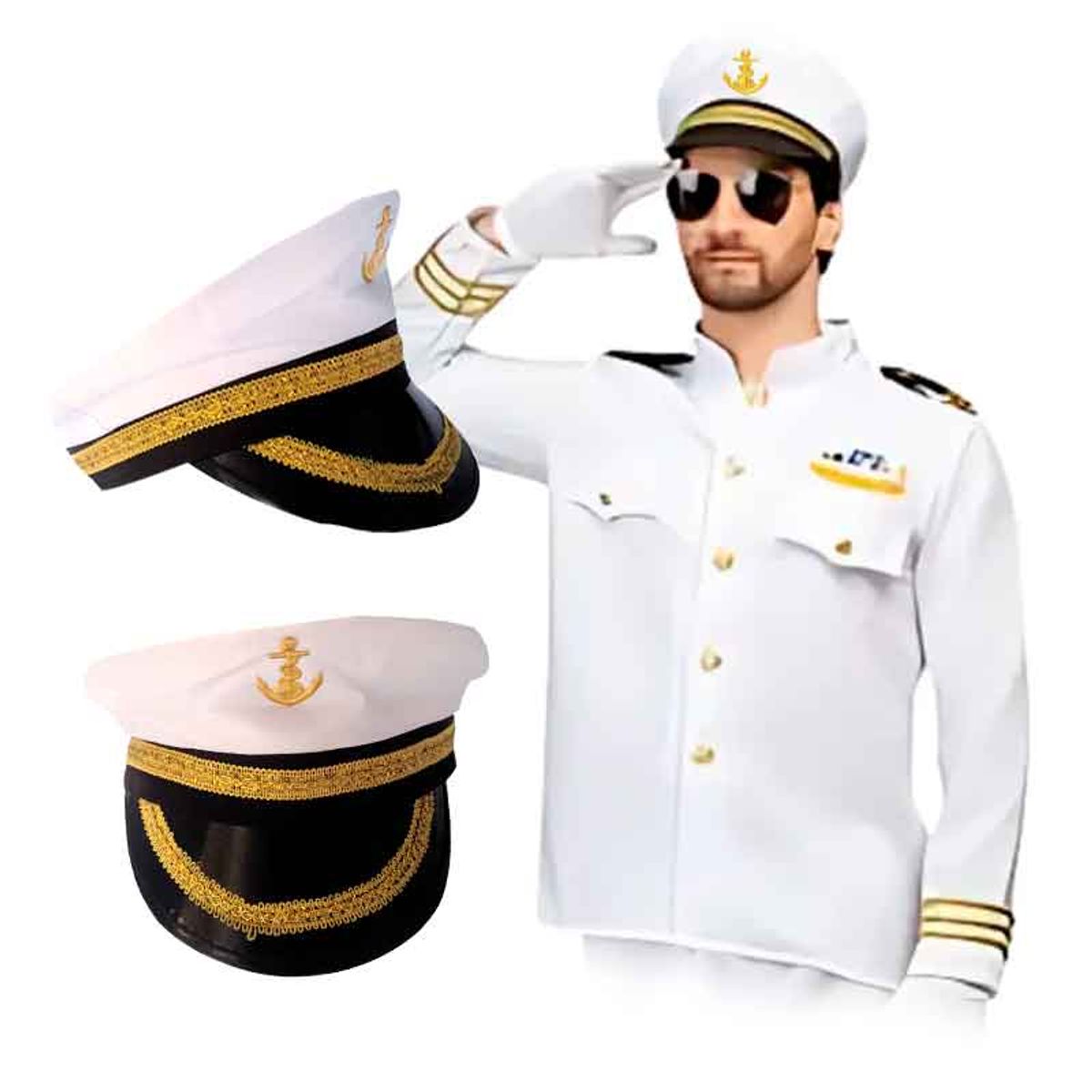 GENERICO - Sombrero de disfraz Halloween de Marinero