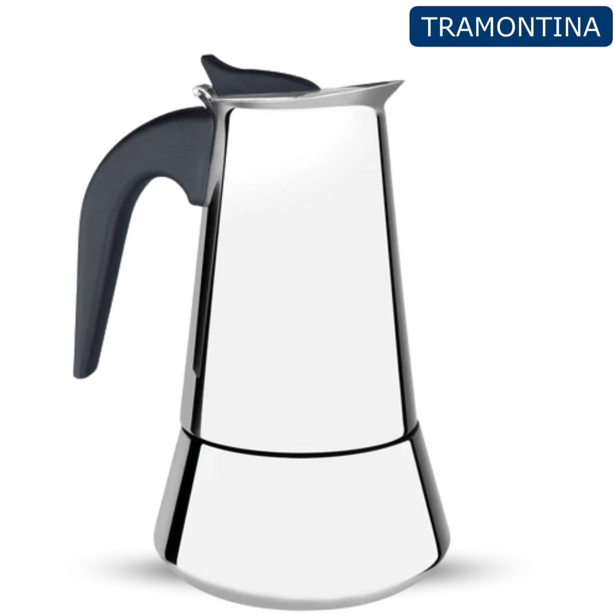 TRAMONTINA - Cafetera Espresso Italiana 350 ML- Tramontina