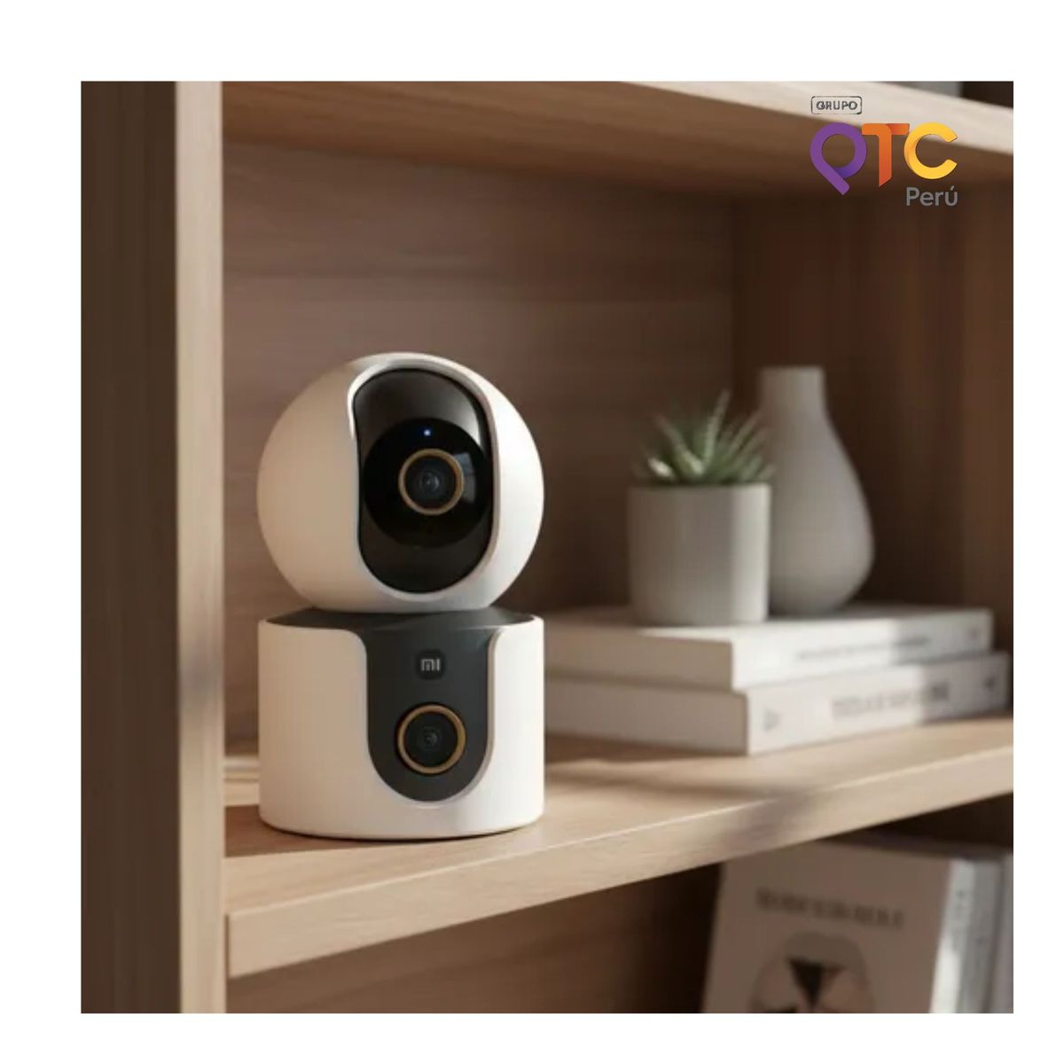 XIAOMI - Xiaomi Smart Camera C500 Dual 4MP  Cámara de Seguridad Interior PTZ 360° Visión Nocturna Wi-Fi