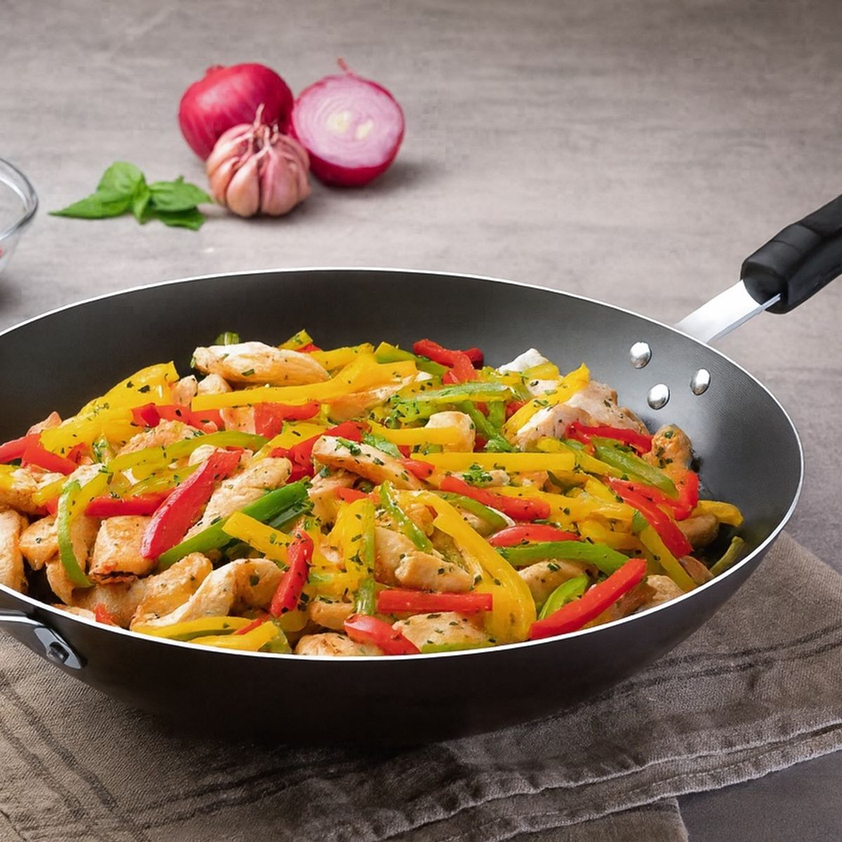 TRAMONTINA - SARTEN WOK TRAMONTINA 32 CM