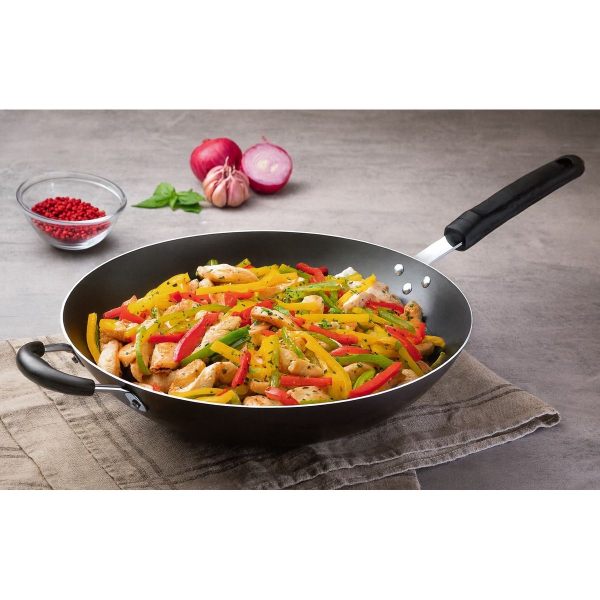 TRAMONTINA - SARTEN WOK TRAMONTINA 32 CM