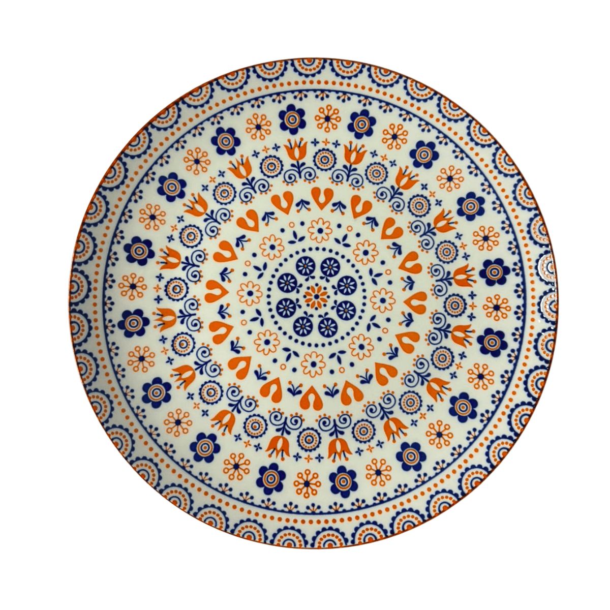 OEM - Plato de Entrada o Postre Mándala Florencia - 6 unidades