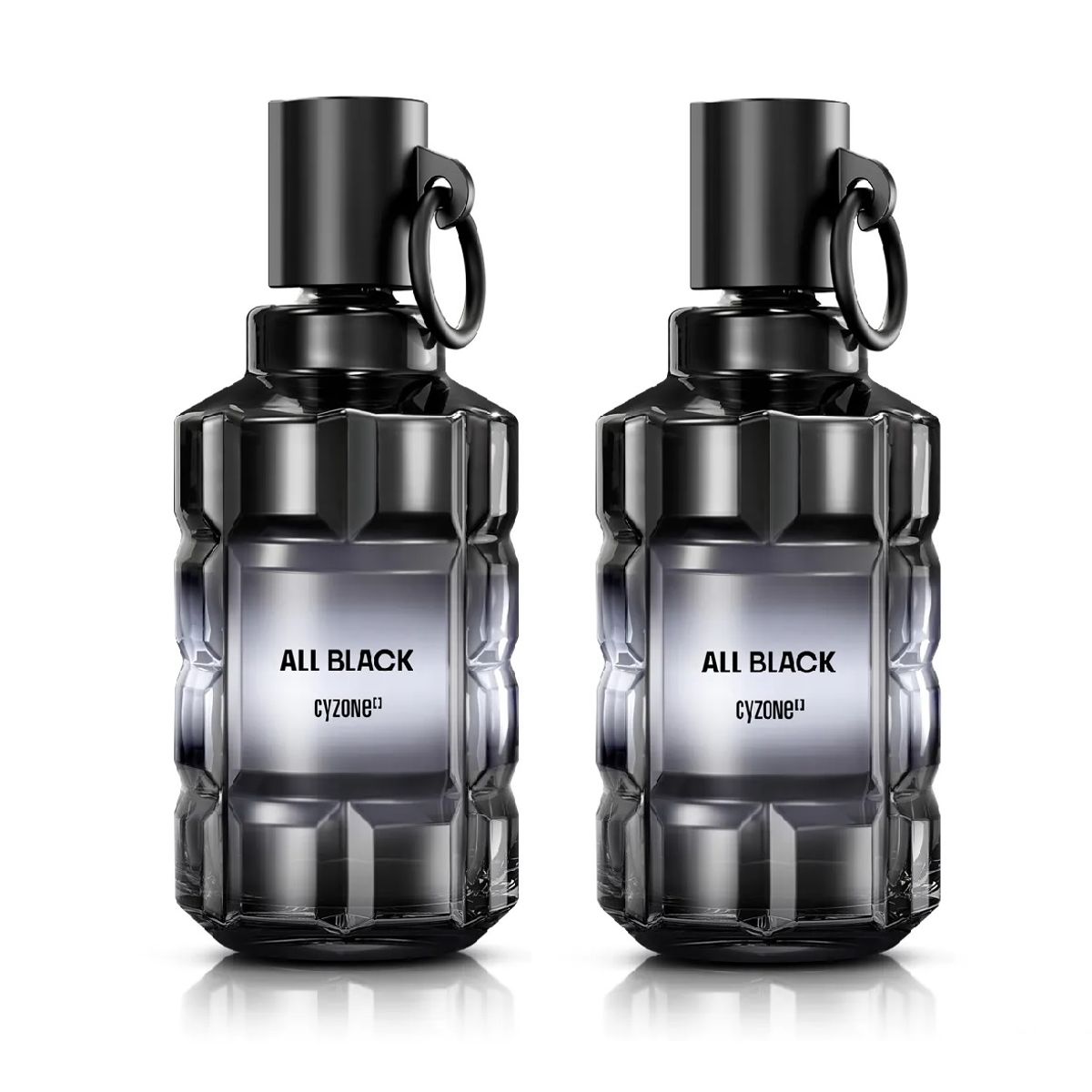 CYZONE - Duo de Perfume All Black hombre ee  - Cyzone