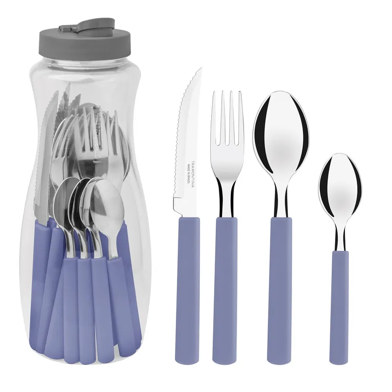 TRAMONTINA - Juego de Cubiertos Tramontina  16 Piezas