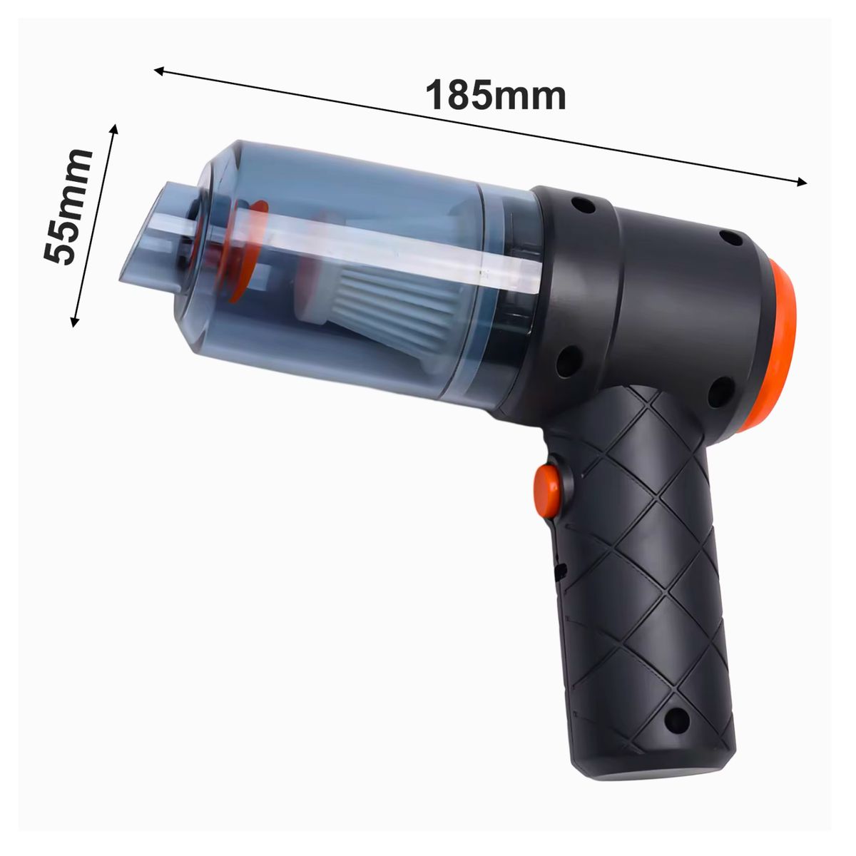 GENERICO - Aspiradora De Mano  Para Auto Y Hogar Inalambrica Bateria Recargable Usb Ultra Potente 120w Wireless 6000mah 3 EN 1