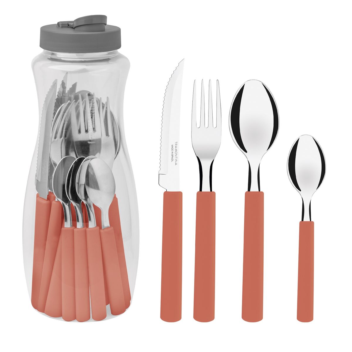 TRAMONTINA - Juego de Cubiertos Tramontina  16 Piezas