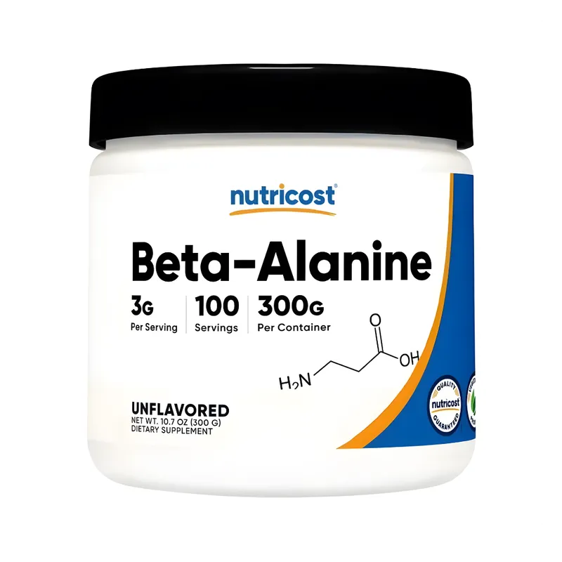 NUTRICOST - Beta Alanina Nutricost 300 g - 100 servicios Beta Alanine