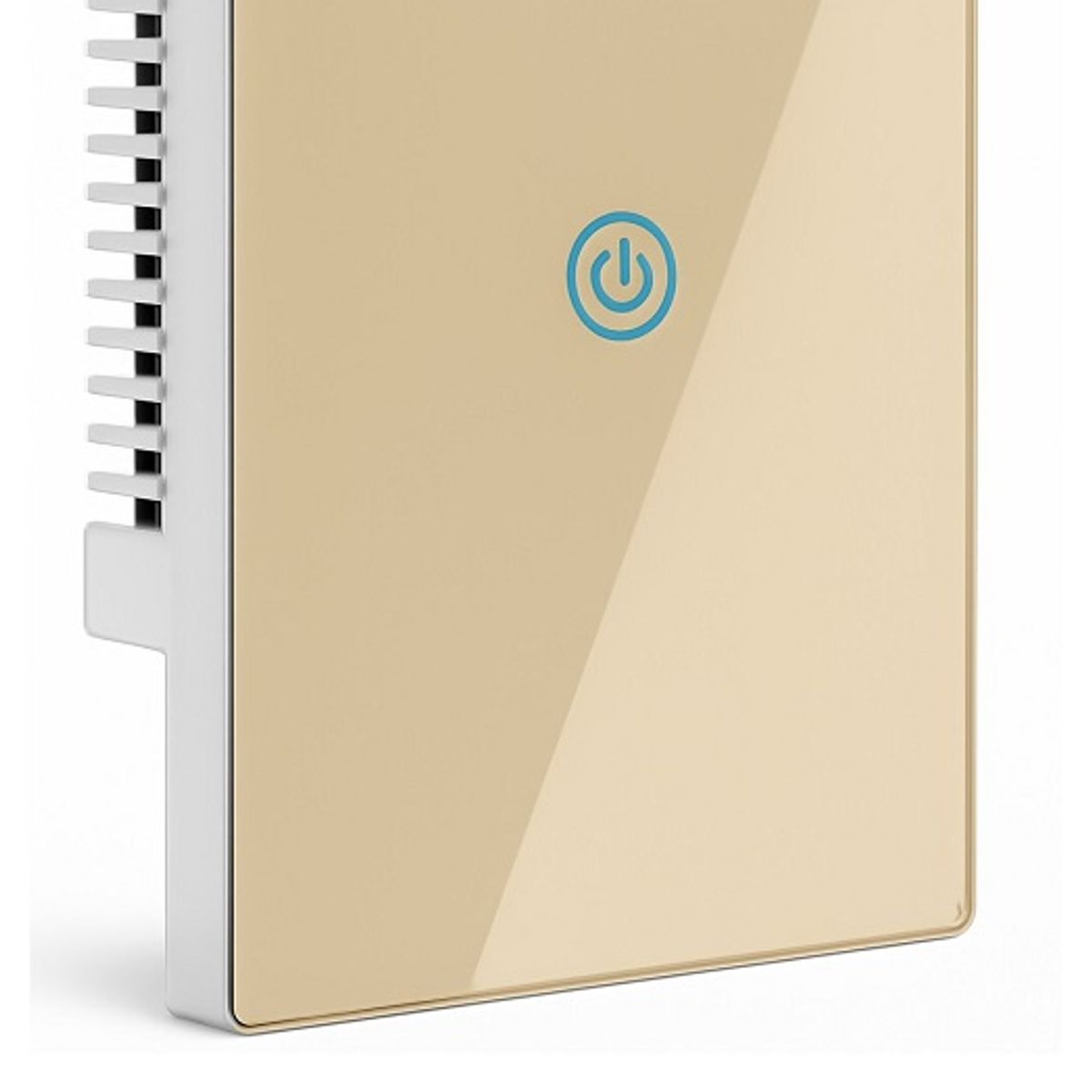 MADTRONIX - Interruptor De Luz Smart Wifi Simple Alexa y Google Sin Neutro Dorado