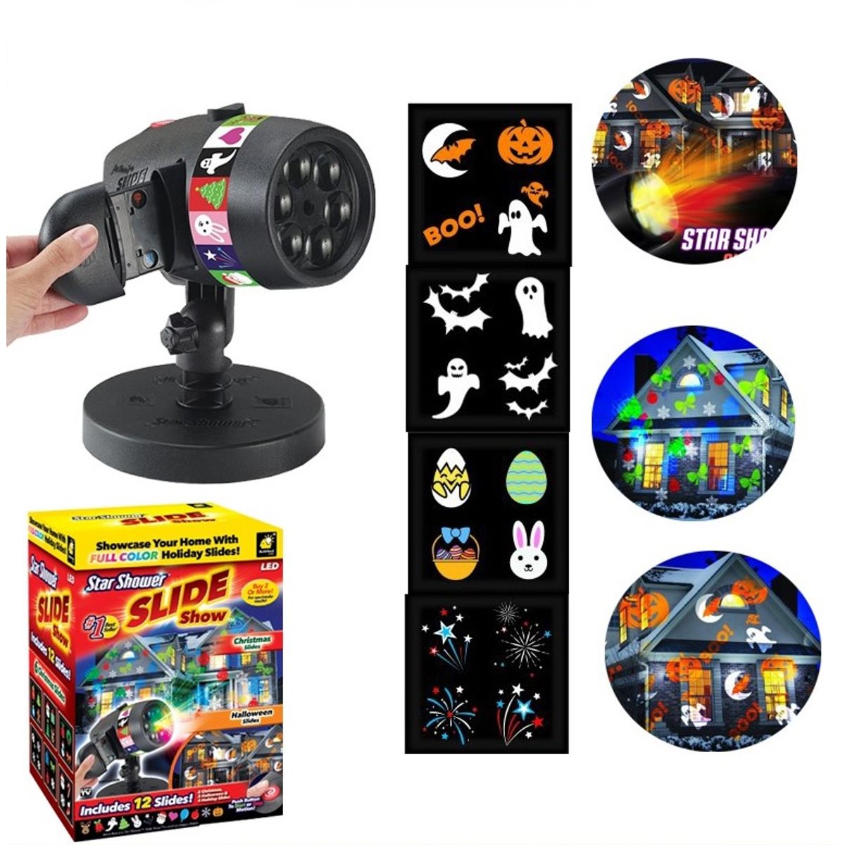 ITELSISTEM - Proyector de Luces Led Navidad Halloween fiesta Itelsistem