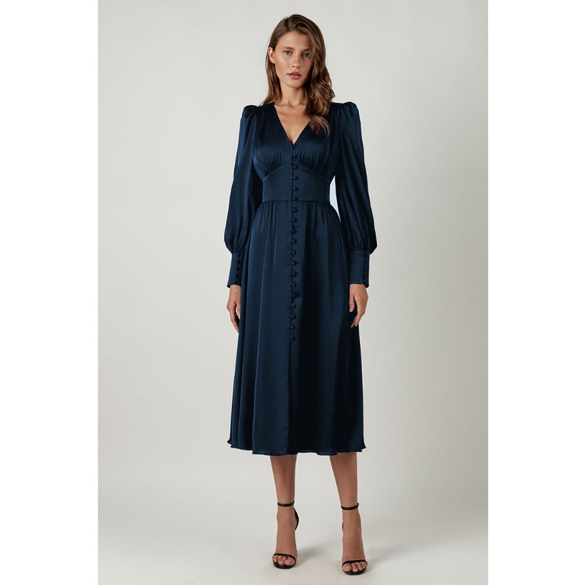 GIOIO - Vestido Mujer Casual Versátil y Cómodo Azul