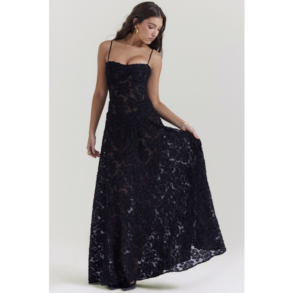 GIOIO - Vestido Mujer Casual Versátil y Cómodo Negro