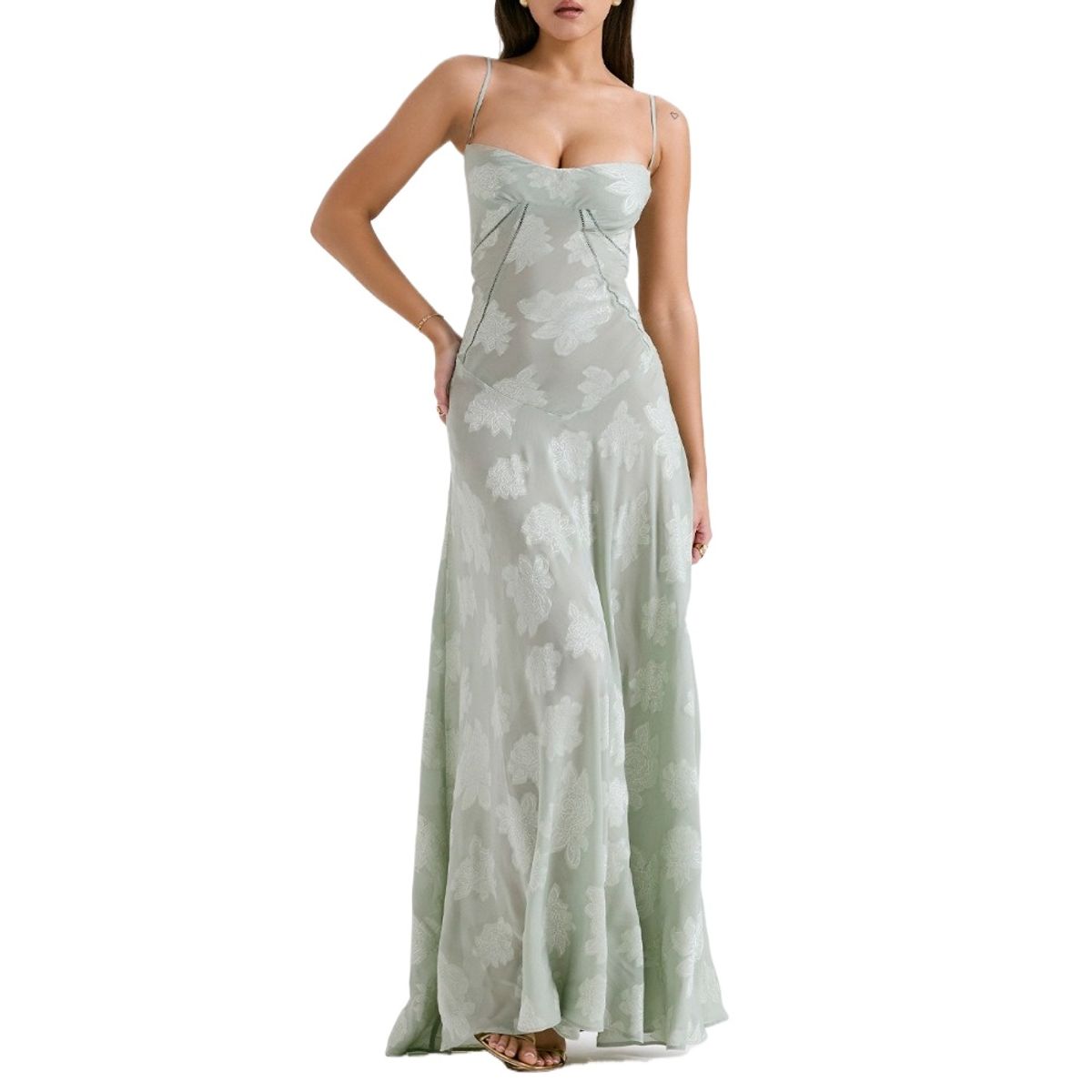 GIOIO - Vestido Mujer Casual Versátil y Cómodo Verde