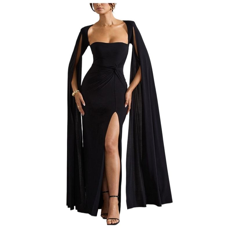 GIOIO - Vestido Mujer Casual Versátil y Cómodo Negro