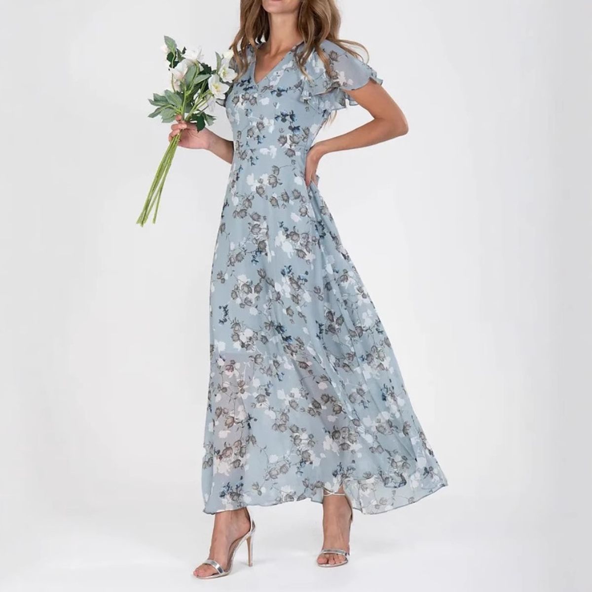 GIOIO - Vestido Mujer Casual Versátil y Cómodo Azul