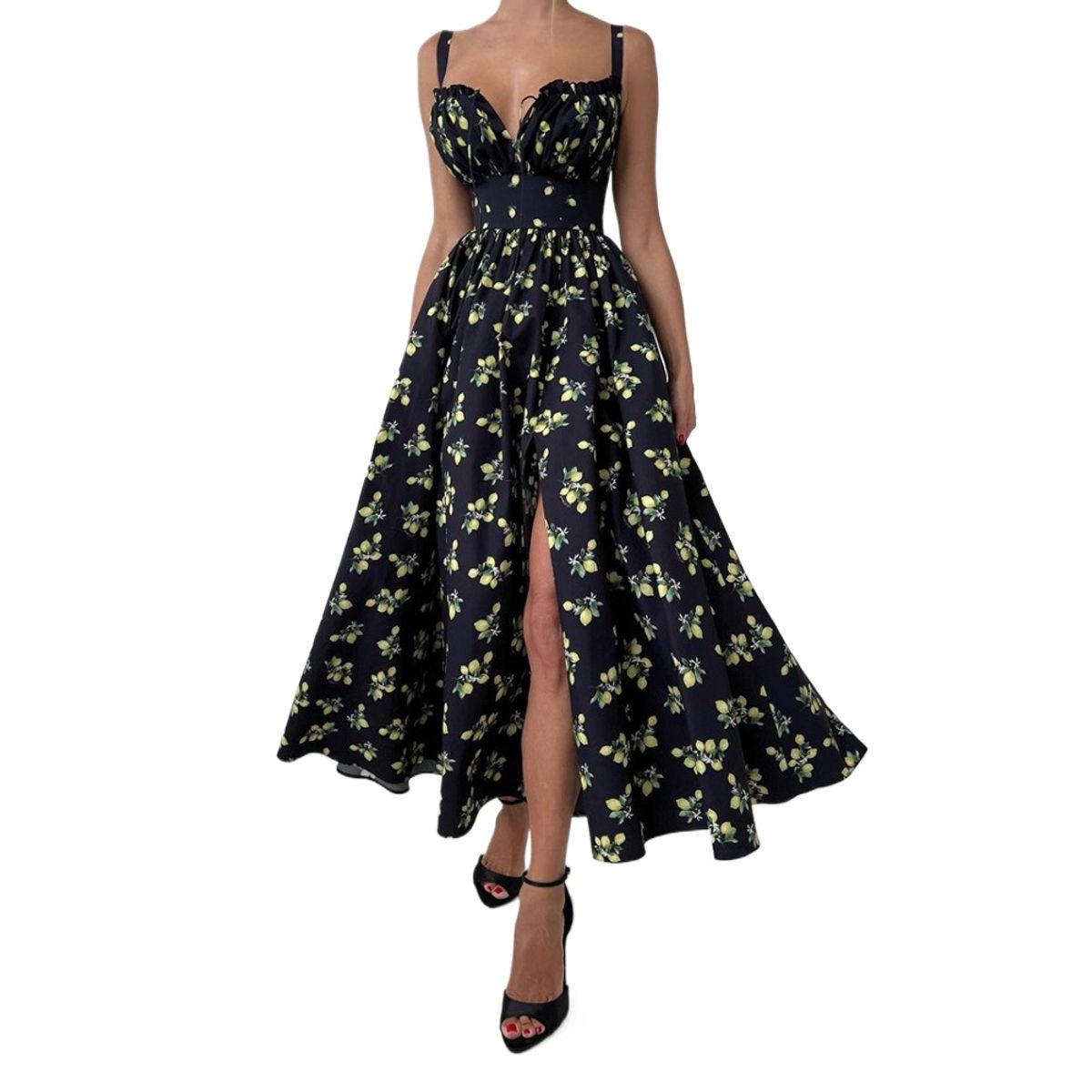 GIOIO - Vestido Mujer Casual Versátil y Cómodo Negro