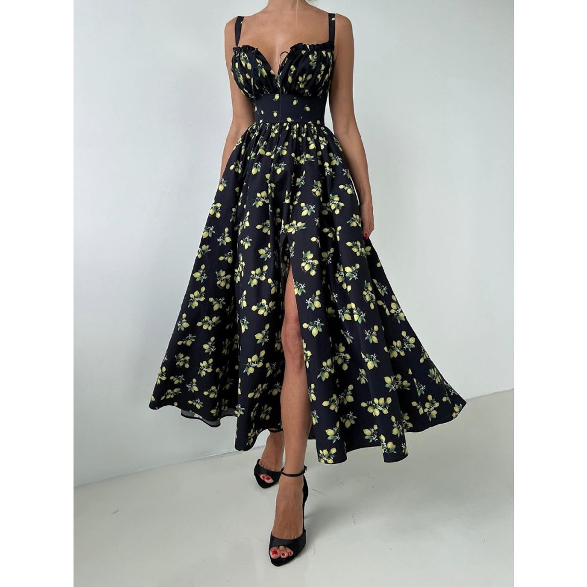 GIOIO - Vestido Mujer Casual Versátil y Cómodo Negro