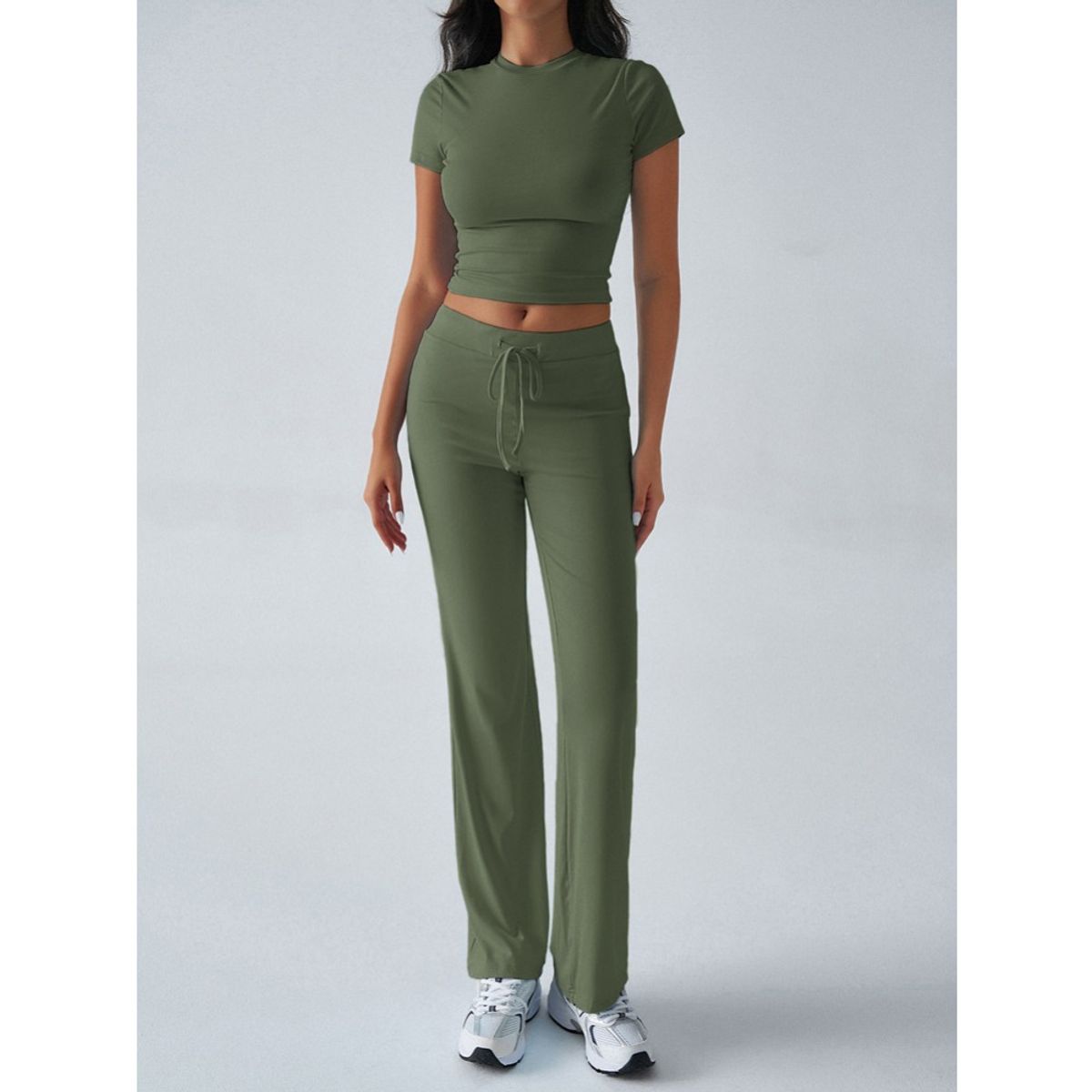 GIOIO - Conjunto de Verano Mujer y Cómodo Verde