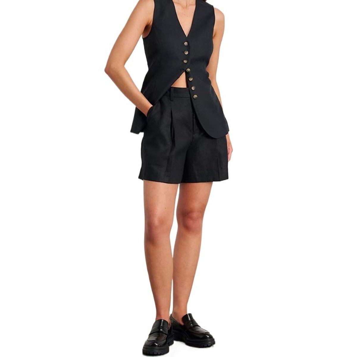 GIOIO - Conjunto de Verano Mujer y Cómodo Negro