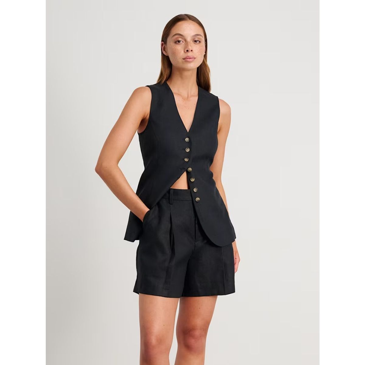 GIOIO - Conjunto de Verano Mujer y Cómodo Negro