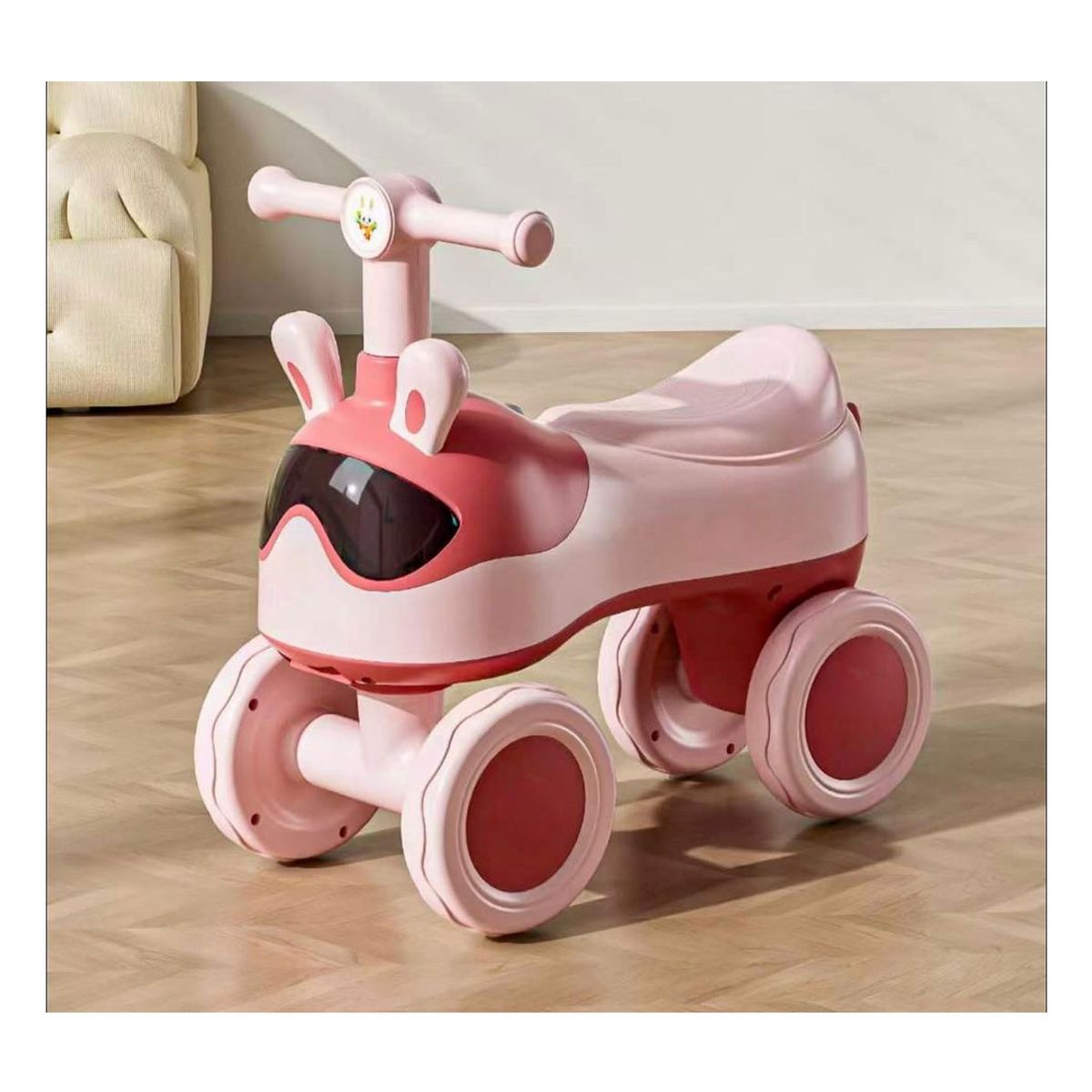 GENERICO - Triciclo Moto Buggy Para Niños Infantil Música Luz 4 Llantas Rosa