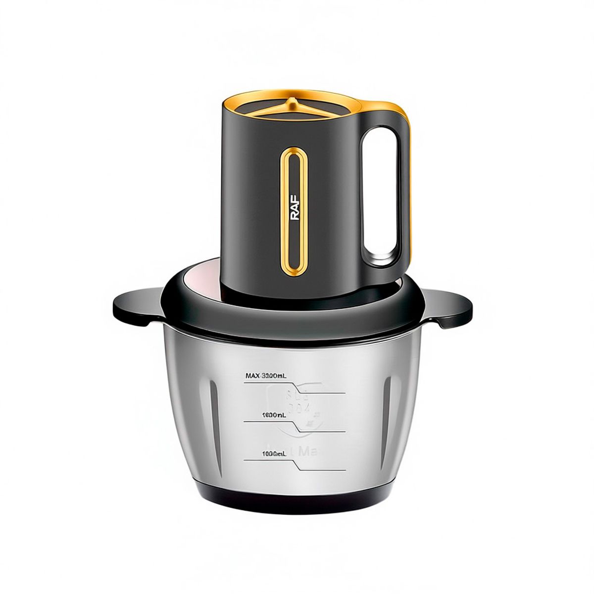 RAFF - Picador De Alimentos Raf Modelo R7721B 400w 3 Velocidades 3L