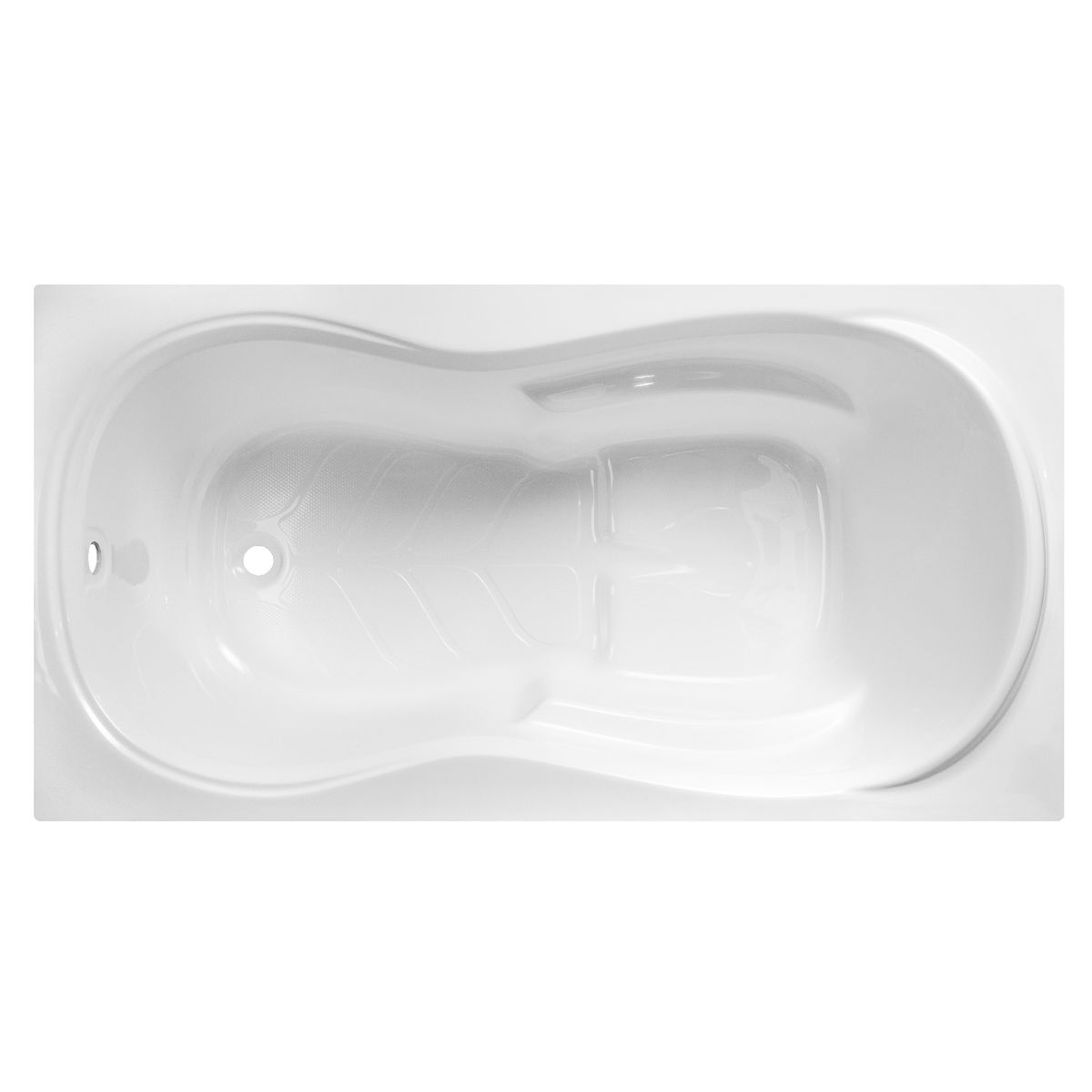 HIDROPLUS - Tina Bañera Milano C Blanco 1500X800X420 + Desagüe Premium + Toalla de Mano