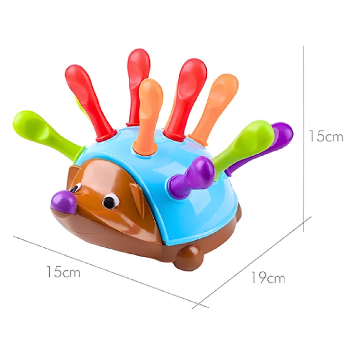 GENERICO - Juguete Didactico Set de Encaje y Motricidad Fina Erizo Espigas
