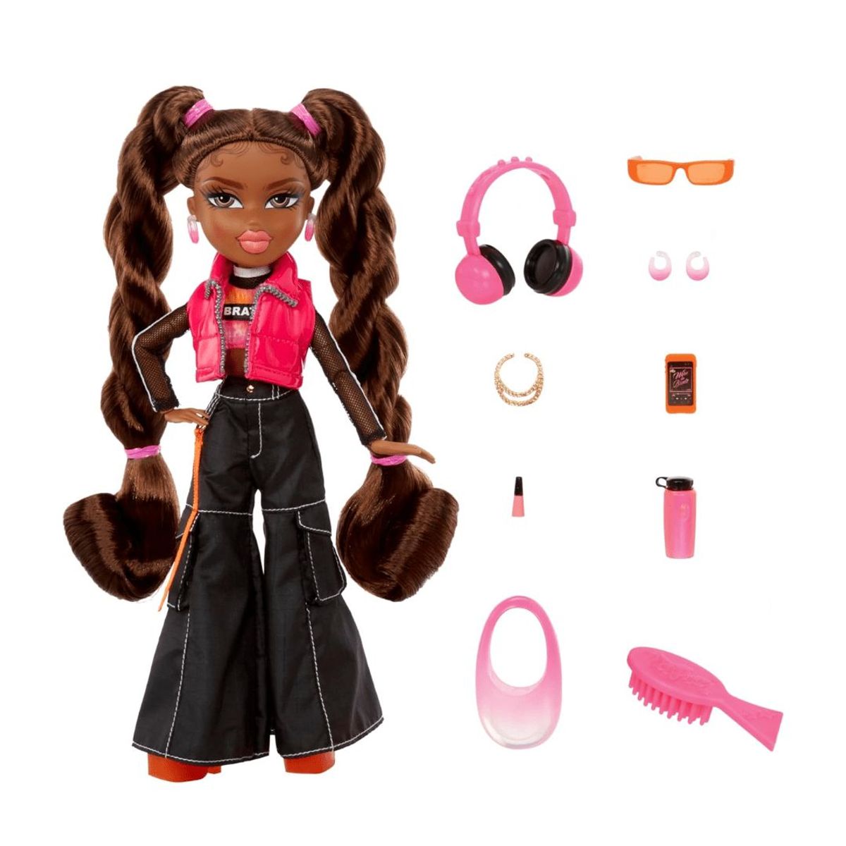 MGA ENTERTAINMENT - Muñeca Alwayz Bratz Sasha con 10 Accesorios y Póster