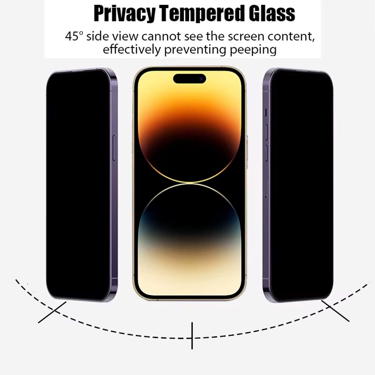 GENERICO - MICA DE VIDRIO ANTIESPIA IPHONE 17 PRO MAX