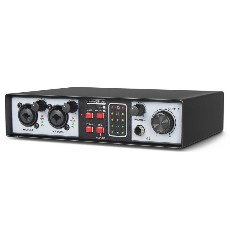 GENERICO - Interfaz de Audio Profesional UR22 MK USB Tipo C con Phantom Power 48V y Entradas XLR - TRS Dual