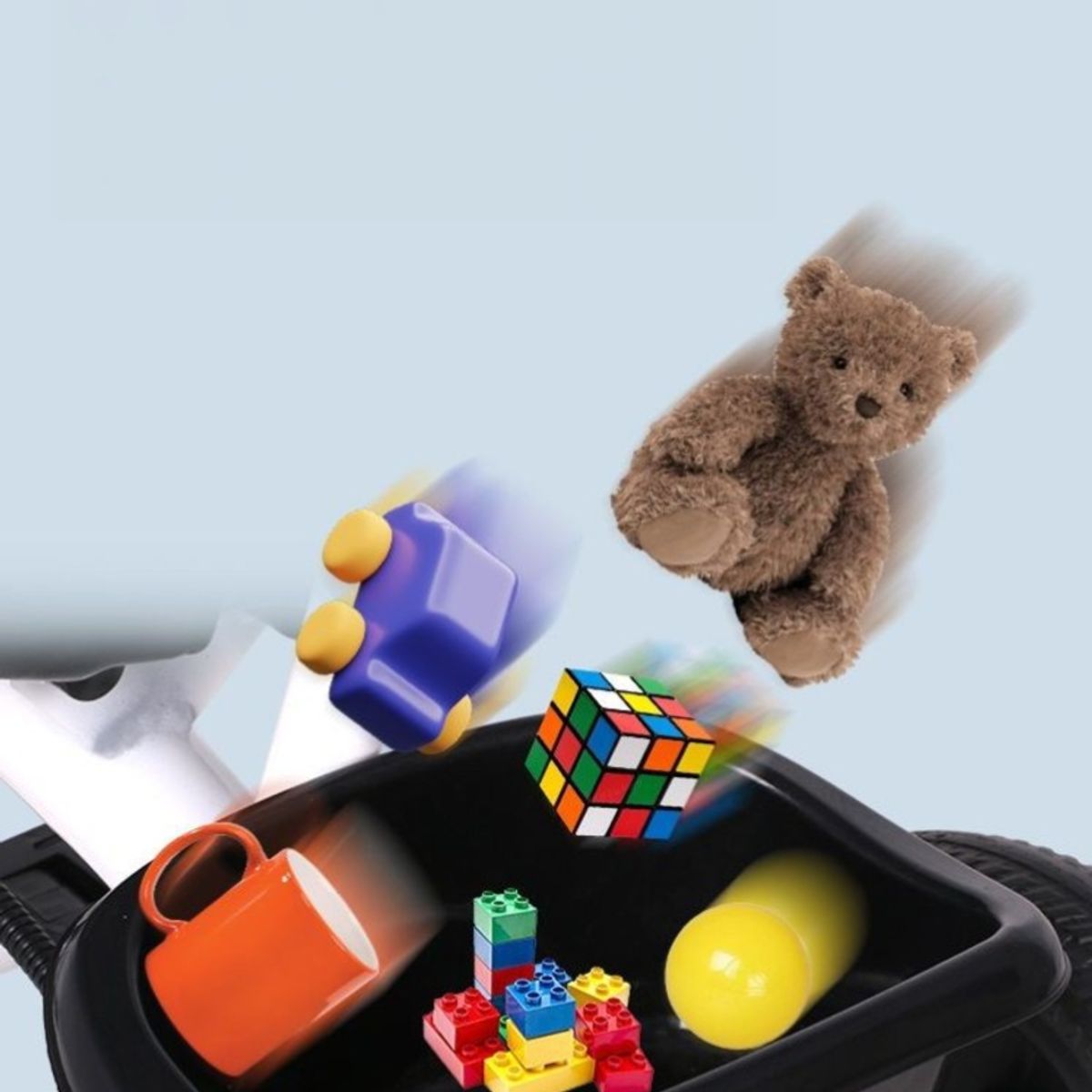 GENERICO - Triciclo Para Niños Bicicleta Coche - Negro