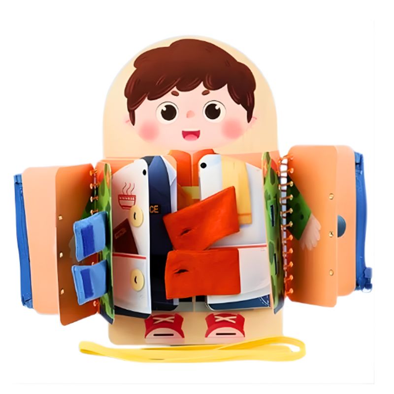 GENERICO - Libro Sensorial de Aprendizaje Montessori Profesiones