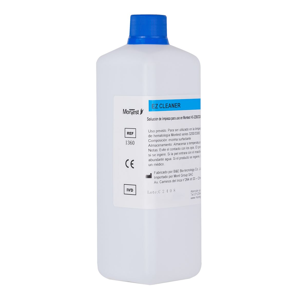 GENERICO - Solución Ez Cleaner Para Uso En Montest Hx 3200 3300 De 1 Lt