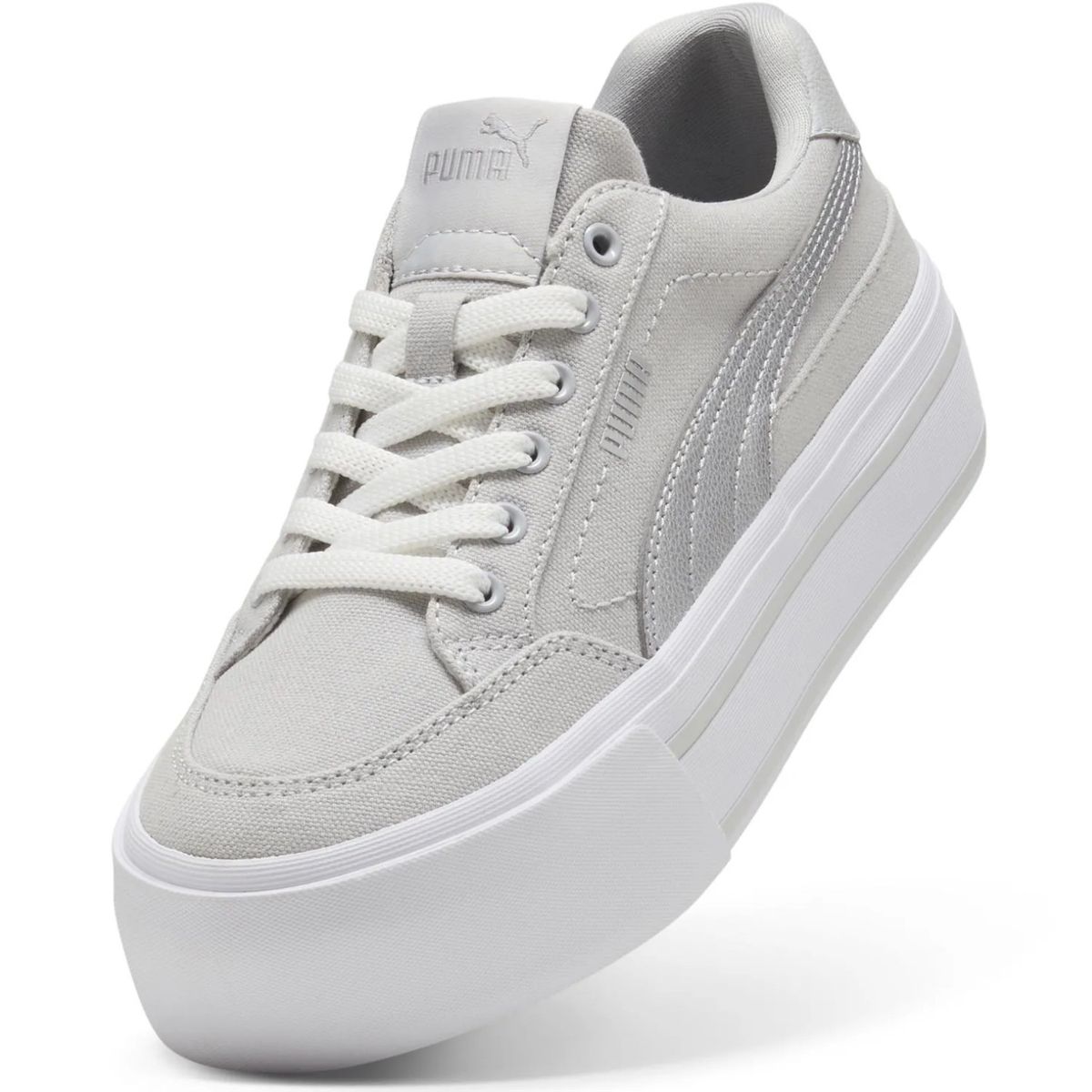 PUMA - Zapatilla Puma Cort Classic Vulc Fs Platform 402329 03 Gris para Mujer
